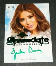 2017 Benchwarmer JACKIE DAWN Dreamgirls DREAM DATE Green Foil Auto/10 PLAYBOY