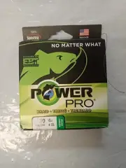 Power Pro 30 lb test Spectra Fiber Braided Fishing Line Moss Green 300 yards New