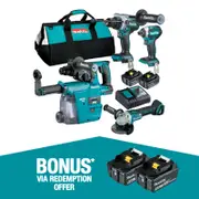 Makita Brushless 4 Piece Combo Kit DLX4148TX1