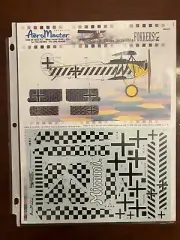 NEW Vtg AeroMaster 48-611 Fokkers Military War Model Airplane 1/48 Decal (FD3)