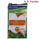 1.5 Yards Gauze Cheesecloth Absorbent Fabric Cotton Cheese Cloth Baking Tool _si