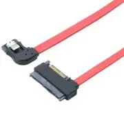 SAS SFF-8482 to SATA with Right-Angle 7P Converter Cable for PC Hardware