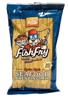 Cajun Two Step Cajun Style Fish Fry Seafood Breading Mix 10 oz