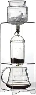 780 ml Slow Drip Coffee Brewer with Acrylic Frame Glass Cold Brew Coffee Maker for Housewarming Gift Cold Brew Maker, Clear