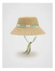 [Seed Heritage] Paper Straw Hat in Natural