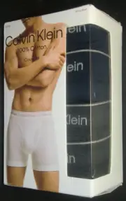 Calvin Klein Men's Cotton Classics 5-Pack Boxer Brief XL (40-42) Black