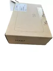 Cisco Meraki MX67-HW MX67 Cloud Managed Security Appliance Unclaimed with AC