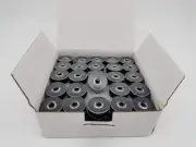 Prewound Bobbin, Size M, Style M, Black, 75pcs per Box, Plastic Sided, 60S/2 ...