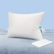 Natural Goose Down Pillows: Luxury Hotel Bed Pillow with 750 Fill Power, Whit...