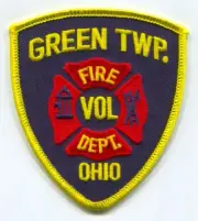 Green Township Volunteer Fire Department Patch Ohio OH