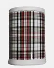 NEW NWT Pottery Barn Denver Plaid Cookie Jar | Stoneware Retired Holiday Tartan