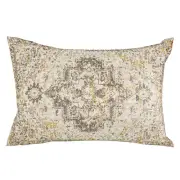 Pillow Covers 16x24 Inch Boho Style Beige Geometric Carpet Soft Brushed Micro...