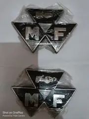 For Massey Ferguson Tractor 35 FE35 Front Motif Badge ( PAIR ) PLASTIC