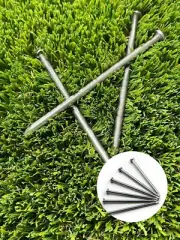 Grass Landscape 5"Turf Roofing Nails Stakes Spikes for Securing Artificial Turf