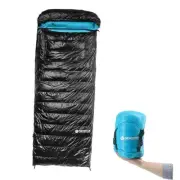 Urltra-Light Camping Sleeping Bag 800FP White Goose Sown Spring Summer