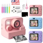 Instant Print Camera for Kids 2.4 " Screen Kids Instant Cameras Christmas Gifts
