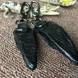 廠家直銷手工真皮泰國鱷魚頭鑰匙扣車鑰匙掛件小飾品皮包腰間掛飾 lTpw
