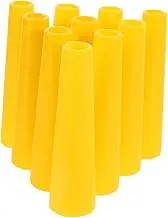 DOITOOL 10pcs Plastic Yarn Cones 3°30' Tapered for Sewing Knitting Cross Stitch Bobbin Winders Thread Organizer PVC Thread Cylinders