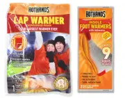 HotHands Lap Warmer, Largest Warmer 16" X 10" + Foot Warmers Up to 9 Hours