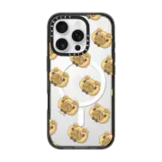 iPhone 16 Pro Impact Case MagSafe Compatible Pug Cookies by Brainholesky