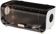 Cable Management Box, Cord Organizer Box for Power Strips, Chargers, TV Computer Wire Made with Premium Plastic Materials, Ideal for Organizing Cables for Home (Coffee)