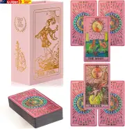 Tarot Cards, Tarot Deck with Guide Book, Waterproof, Rider Waite Deck, 78 Cards,