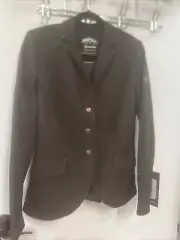 NWT Cavallo Glory Brown Show Coat - Ladies 12 Long