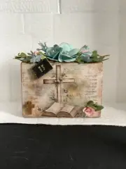 Wood Cross Shelf sitters Or Tiered Tray Decorations