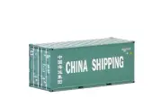 WSI 04-2036 China Shipping 20 ft Shipping Container - Scale 1:50