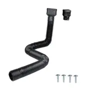 7ft Long Gutter Downspout Extensions, 3" Downspout Extender Drainage Pipe for