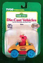 Tyco Matchbox 1997 Sesame Street Elmo's Taxi Die-Cast Vehicle, NIP!!!