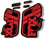 Fork Replacement Decal Sticker Compatibale for Fox 36 2021 Performance Series Red (Glossy)