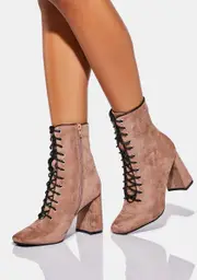 Almond What A Mystery Ankle Boots