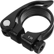 Bike Seat Clamp Aluminum Saddle Clamp Quick Release Release Secure Locking for Road Bikes