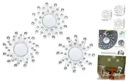 Mirror Wall Decor Metal Sun Mirror Home Decoration Wall Art Decorative Mirror