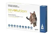 Revolution for Cats 2.6-7.5 kgs (3 Pack) - Blue - Flea, Heartworm & Worm Control