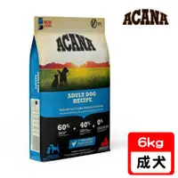 在飛比找ETMall東森購物網優惠-ACANA 潔牙成犬無穀配方-放養雞肉+新鮮蔬果6kg