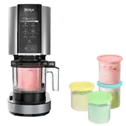 4Pcs Cream Pints Cup Storage Jars For Ninja NC299AM C300s Series Creami with Lids Ice Cream Containers