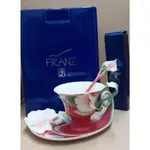B-法蘭瓷 FRZNZ 旺富木槿杯盤湯匙組(FZ00978、FZ00982)
