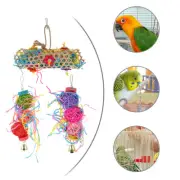 Parrot Chewing Toy Birds Plaything Hanging Toys for Parakeets Shredder