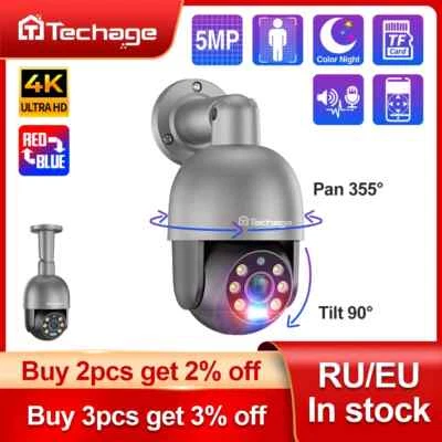 5MP 8MP 4K PTZ Security POE IP Camera CCTV Surveillance 4K Video Camera