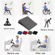 11 Degrees Seat Wedge High Density Foam Cushion Car Office Chair Back Support
