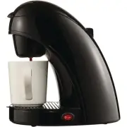 Brentwood Coffee Maker with Mug, Single Serve, Black