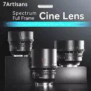 7artisans 35mm 50mm 85mm T2.0 FF Cinema Lens for Sony E/Canon RF/Nikon Z/L mount