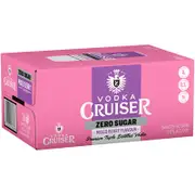 Vodka Cruiser Sugar Free Mixed Berry Can 275mL