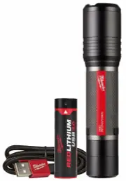 Milwaukee L4FL2000301 - USB Rechargeable Slide Focus Flashlight Kit