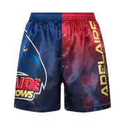 Adelaide Crows AFL AF9809 S21 Mens Team Logo Printed Satin Boxer Shorts New