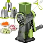 Kitchen Vegetable Food Manual Rotary Drum Grater Chopper Slicer Fruit Cutter NEW