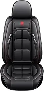 QIOZO car seat Cover Suitable for Volkswagen AMAROK Jetta, Santana Variant Lamando Lavida Vista Auto Parts/Waterproof/Sports Leather/Black Standard Edition