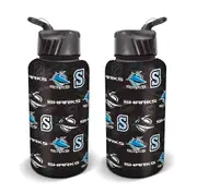 Cronulla Sharks NRL Flip Lid 1 Litre Drink Bottle